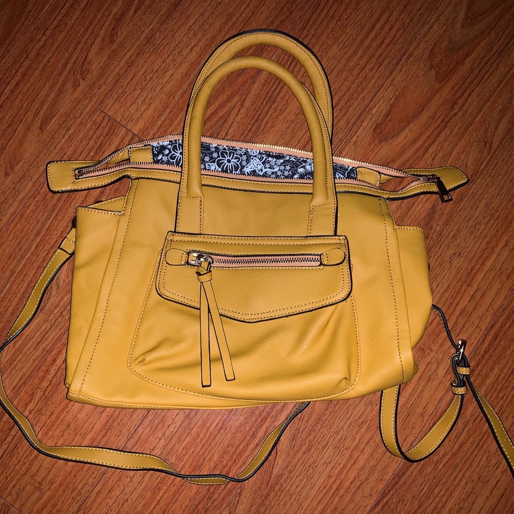 Mustard yellow bag
